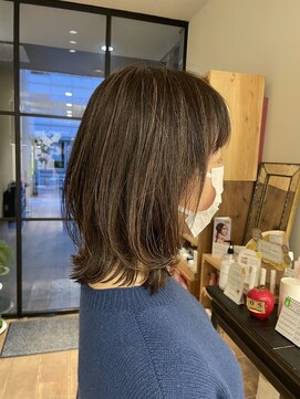 クローゼット 新宿(closet) 外ハネボブ/ペールベージュ[髪質改善/ヘッドスパ白髪染め/新宿】