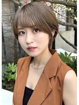 ヴェイン 渋谷(vain) 大人かわいいハイトーン丸みショート