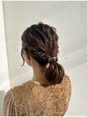 お呼ばれ ヘアセット