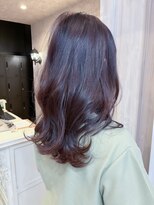キャアリー(Caary) 福山人気caaryピンクブラウンカラー韓国風巻き髪艶髪ゆる巻き