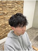 メンズパーマ/スパイラルパーマ/マッシュショー/池袋東口店