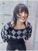 質感軽め!ショートウルフ