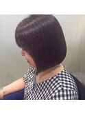 大人シンプルボブ