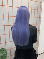 ペレ 渋谷(PELE)&nbsp;デザインカラー/レイヤーカット/ウェットヘア/オリーブベージュ