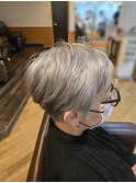 【立川　ショート　ヘアマニキュア　脱白髪染め　50代60代70代】