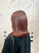 クリアーオブヘアー 一社店(clear OF HAIR) ワンカラーで暖色ブラウン