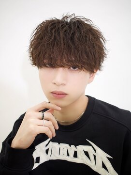 エデアンホンテン メンズサロン(EDEAN 本店 （旧：EDEAN 上通）) 熊本 メンズヘア 無造作マッシュ 波巻きスパイラル