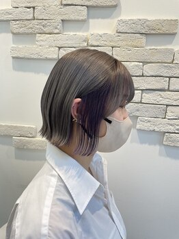 ゼル 郡山(ZELE)の写真/気になる顔周りもしっかりカバー！髪質を見極めてカットするZELEの技術で、最旬スタイルが手に入る♪