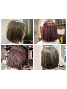 ミリ単位でこだわるカット技術は、伸びてきても扱いやすく毎日簡単にスタイリングができる◎