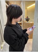 黒髪中性ウルフカット【広島/本通】