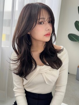 ソヨン 栄店(SOYON) 《SOYON》モテ 女っぽ暗髪レイヤー ロング
