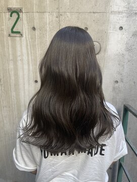 ニコフクオカヘアーメイク(NIKO Fukuoka Hair Make) 福岡天神/大人かわいい/赤み消し/オリーブカラー/前髪カット