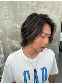 波巻きツイストスパイラルパーマ/フェザーパーマ/眉毛/メンズ