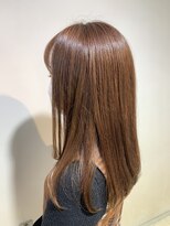 アズールサン 草加西口店(azule-sun)&nbsp;アプリコットベージュカラー,艶カラー