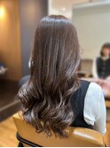 ウェーブロング/透明感カラー/大人可愛い/オトナ女子/髪質改善