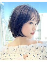 アフロート ルヴア(AFLOAT RUVUA) 【岩田莉奈】40代50代の似合わせカットで若見えショートボブ新宿