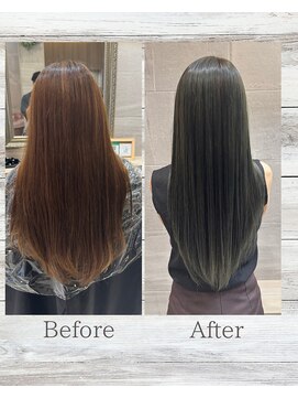 ティーリング 天王町(T ring) 縮毛矯正×髪質改善