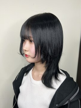 アイドットプラスフェリシア 表参道(i.+FERiCIA.) レイヤーウルフカット/ミディアムウルフ/顔まわりレイヤーカット