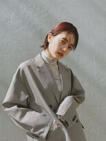ラモードイワイインターナショナル(La Mode IWAI international)&nbsp;モード感ショート×シアーレッドカラー