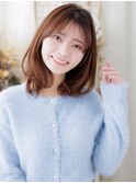 モカブラウン/シースルーバング/チョコレートブラウン/艶髪g