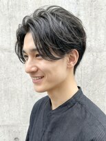 ザ ネイビー(THE NAVY)&nbsp;ナチュラルセンターパートマッシュ