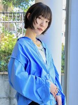 エムスラッシュ みなとみらい馬車道店(M SLASH)&nbsp;切りっぱなしボブ/ハッシュカット/オリーブグレージュ/馬車道