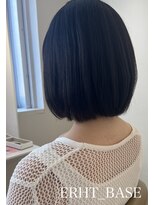 エルトベース(ERHT_BASE) 王道骨格似合せボブ×暗髪×透明感【札幌/大通】