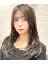 ベルダ 高槻(BELDAD)&nbsp;63. ミディアム/レイヤーカット/ブラウン/ハッシュカット