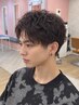 【MEN'S/韓国風】メンズカット+ダウンパーマ+眉カット