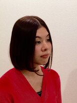 ヘアーデザインスペース リプル(hair design space Ripple) 肩にギリギリつかないAラインボブ！