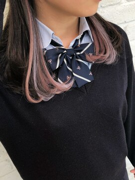 アンククロス 表参道(ANKH CROSS) パステルインナーカラー 【ANKH CROSS 表参道】