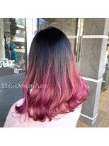 ヘアーデザイン アズール(Hair Design Azur) 【Azur】根元が伸びても安心“ pink violetグラデーション”
