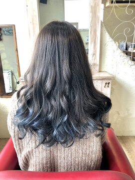 ヘアーデザイン アヴニール(hair design AVENIR) ブルーアッシュグラデ