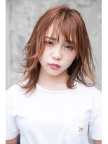 ケイト(kate)&nbsp;【kate】☆大宮　オレンジベージュ×ゆるふわミディ