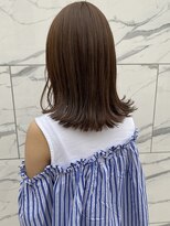 垢抜け☆外ハネミディ