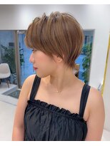 ネイロ 錦糸町(NeiRo)&nbsp;マロンベージュ Aラインボブドレスヘアかきあげロング