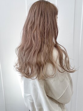 コワファースト させぼ五番街店(COIFF1RST) ピンク味なミルクティーカラー