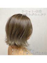 ワット 原宿店(W)&nbsp;【W-ワット-原宿店】＊カーキグレージュ×バレイヤージュ＊