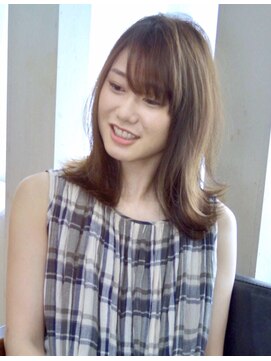 ヘアカフェ コトノハ(hair cafe Kotonoha) 【コトノハ】大人かわいいカーキベージュ小顔キレイめカジュアル