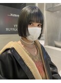 髪質改善/ミディアム/ボブ/白髪染め/韓国/レイヤー/青山/表参道