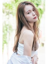 アルテ(ARTE)&nbsp;【ARTE表参道/青山】顔まわりレイヤーセミロング×透明感カラー