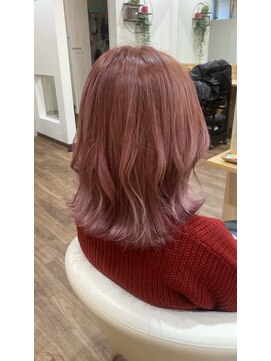 ヘアーサロン リーベ 清瀬店(Hair Salon Liebe) ピンクベージュ