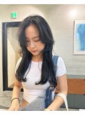 【Neelu_misa】アッシュグレー×顔まわりレイヤーカット