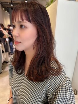 リタ(rita.) 大串◎ レイヤーボブ　ピンクベージュ