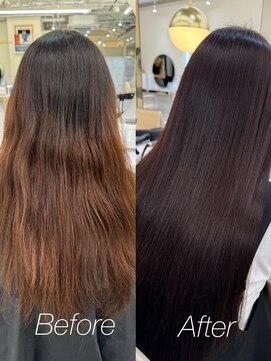 シェノン 心斎橋(CHAINON) チョコレートブラウン/髪質改善カラー/酸性縮毛矯正