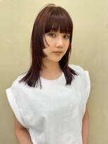 スニュウ(snuw)&nbsp;【snuw mina】レイヤーカット/透明感カラー/伏見