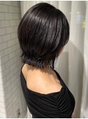 【ChaoMICHI sachika】外ハネボブ　グレージュ