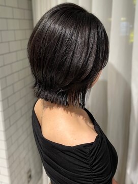 チャオ バイ ミチ(Chao by MICHI) 【ChaoMICHI sachika】外ハネボブ　グレージュ