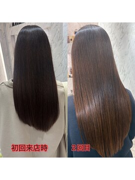 クラヴィア エクラート 梅田店(CLAVIA.ECLART) 髪質改善カラー