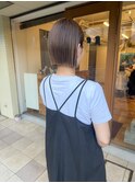 切りっぱなしボブ